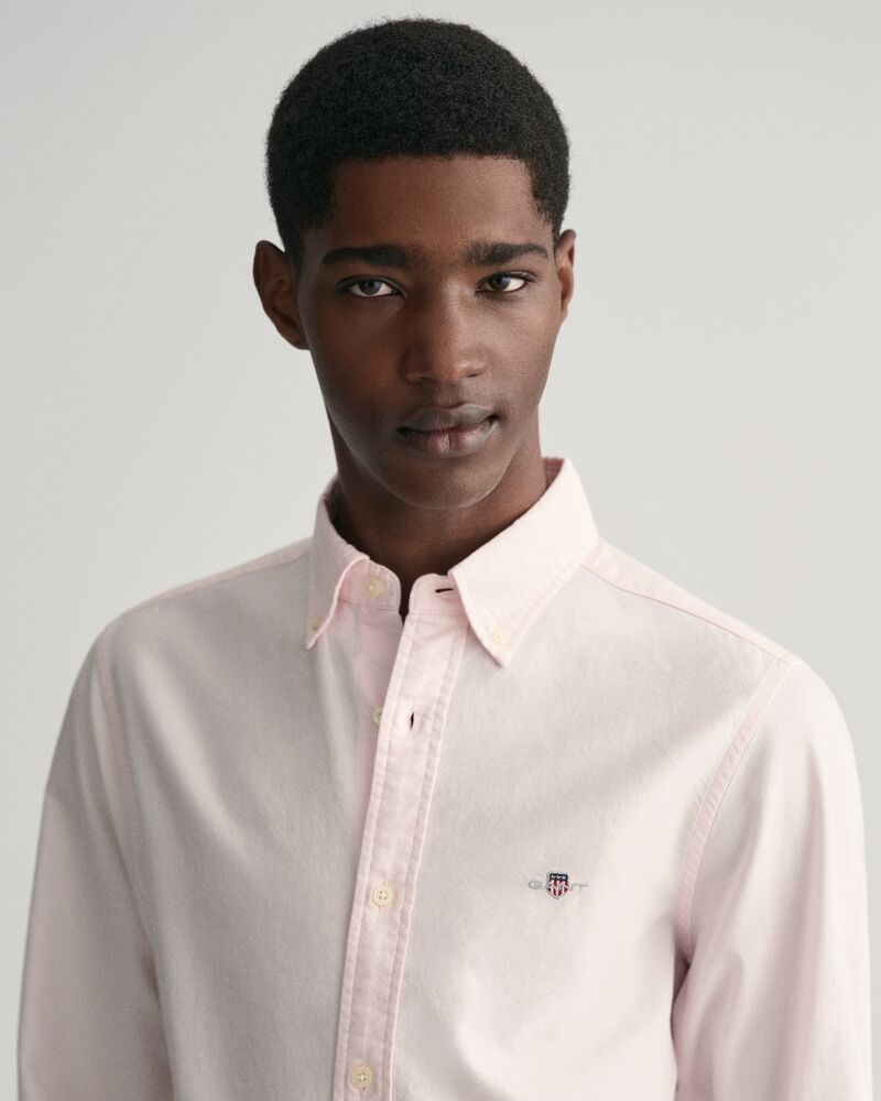 Slim Fit Classic Oxford Shirt Light Pink / S