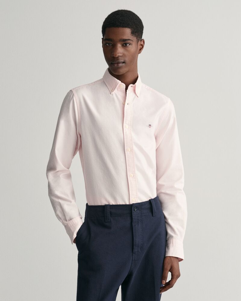 Slim Fit Classic Oxford Shirt Light Pink / S