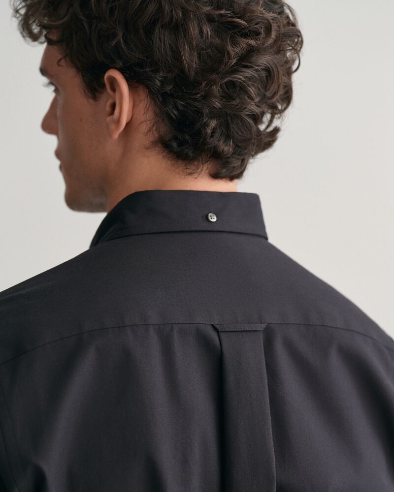 Regular Fit Pinpoint Oxford Shirt Black / S