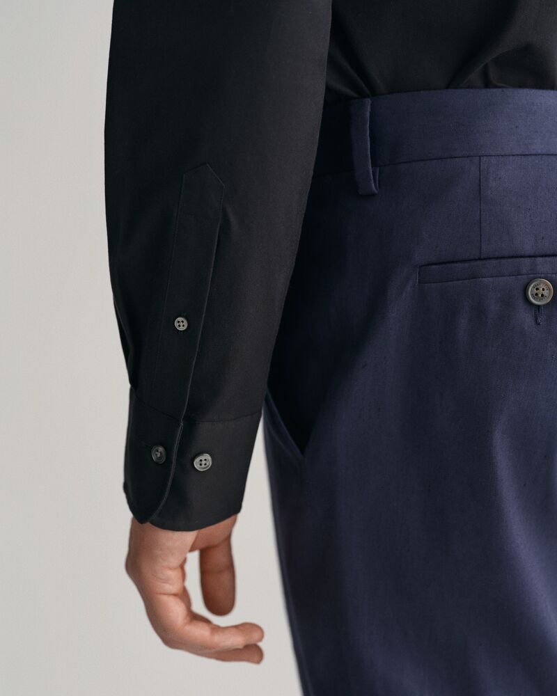 Regular Fit Pinpoint Oxford Shirt Black / S