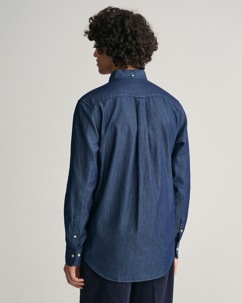 Regular Fit Indigo Shirt Dark Indigo / S