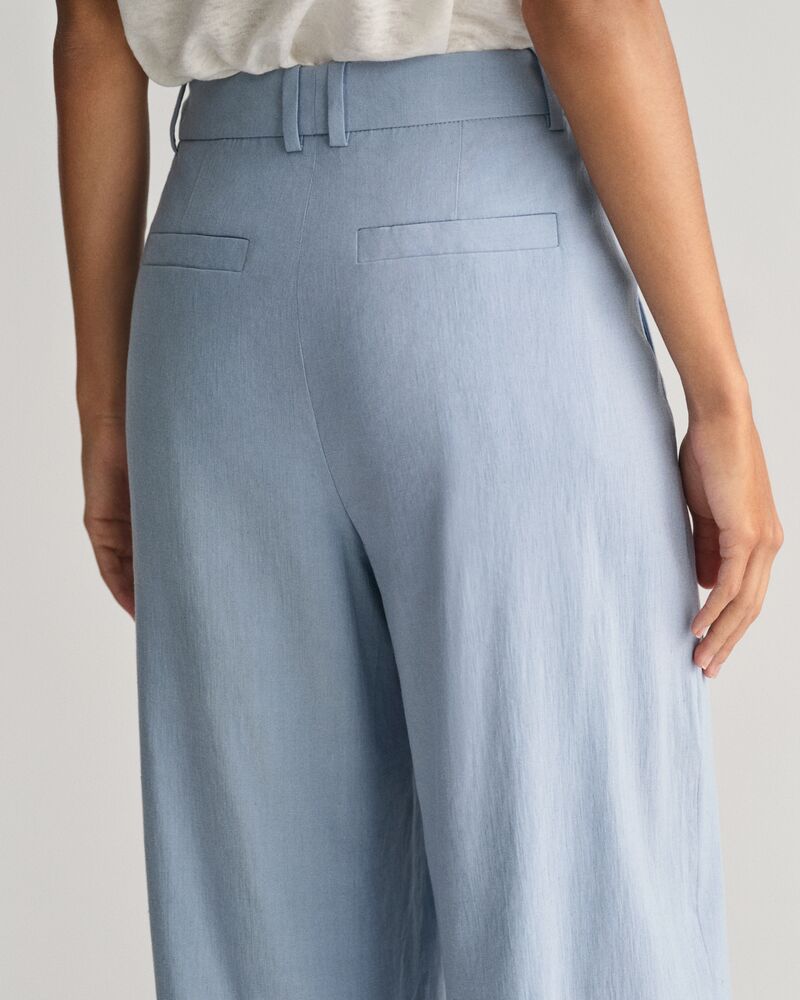 Relaxed Stretch Linen Tailored Pant