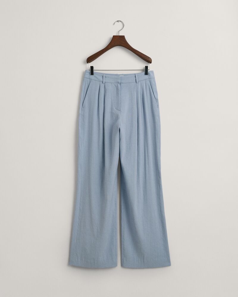 Relaxed Stretch Linen Tailored Pant