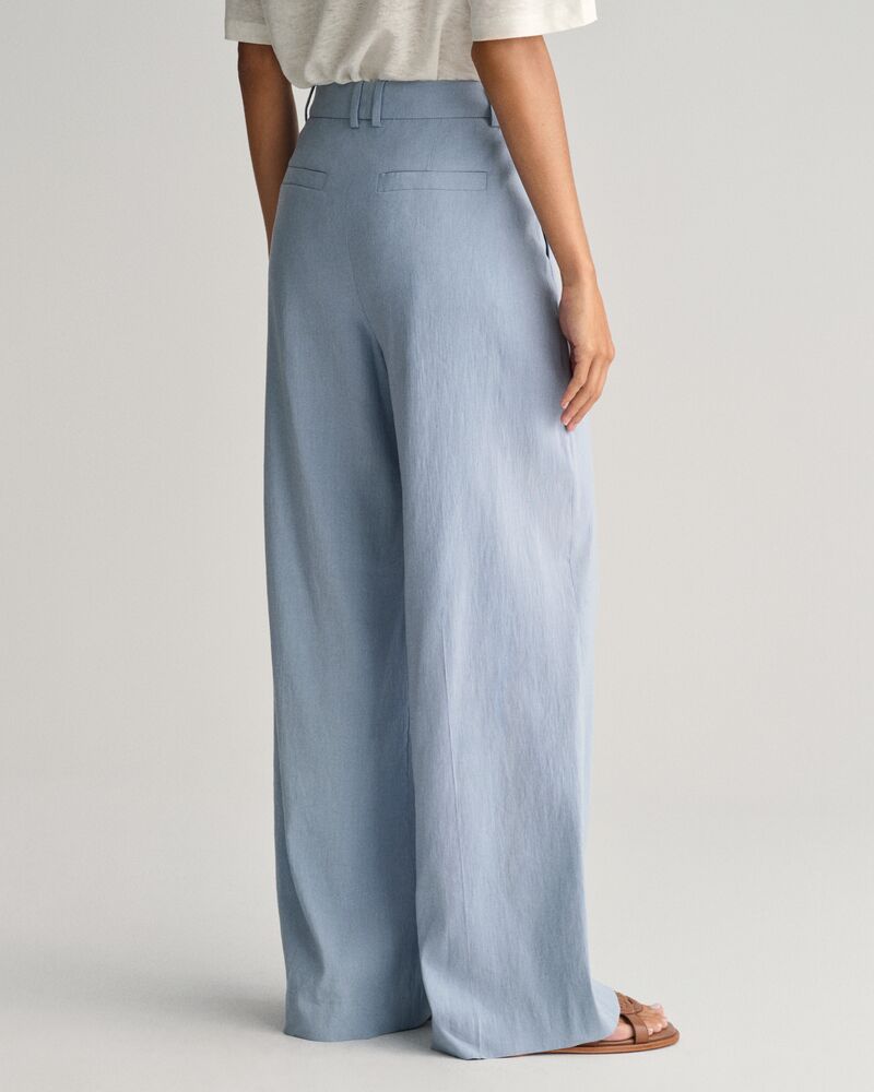 Relaxed Stretch Linen Tailored Pant