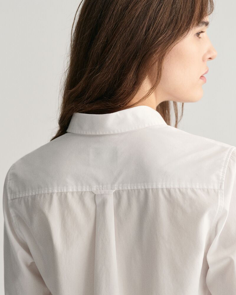Regular Fit Poplin Shirt 32 / WHITE
