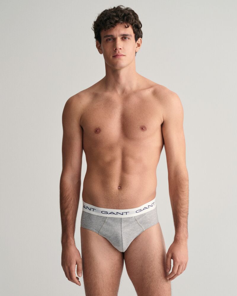 Brief 3-Pack Grey Melange / S