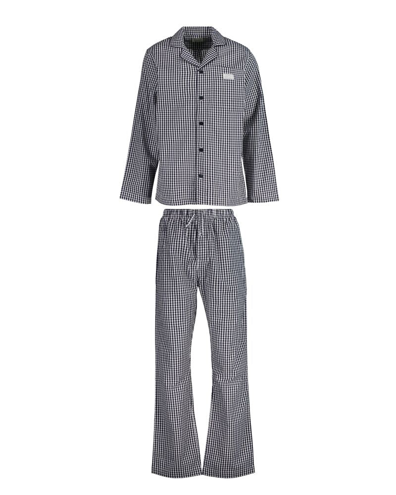 Gingham Ch Pj Set Shirt And Pants Classic Blue / S