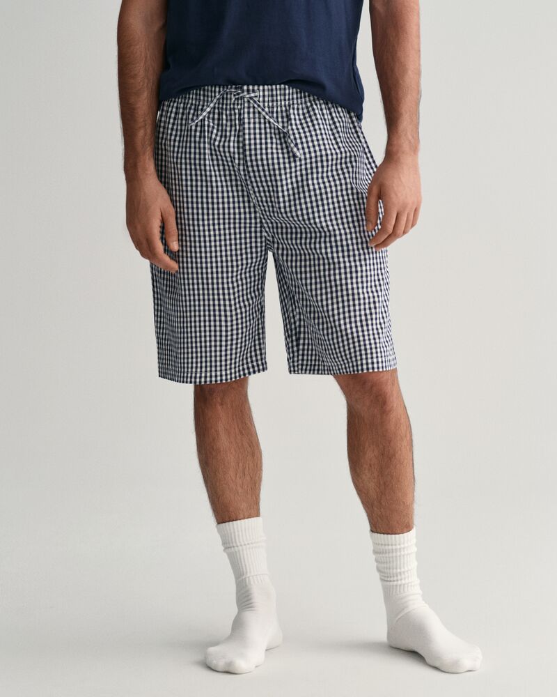 Gingham Check Pajama Shorts Classic Blue / S