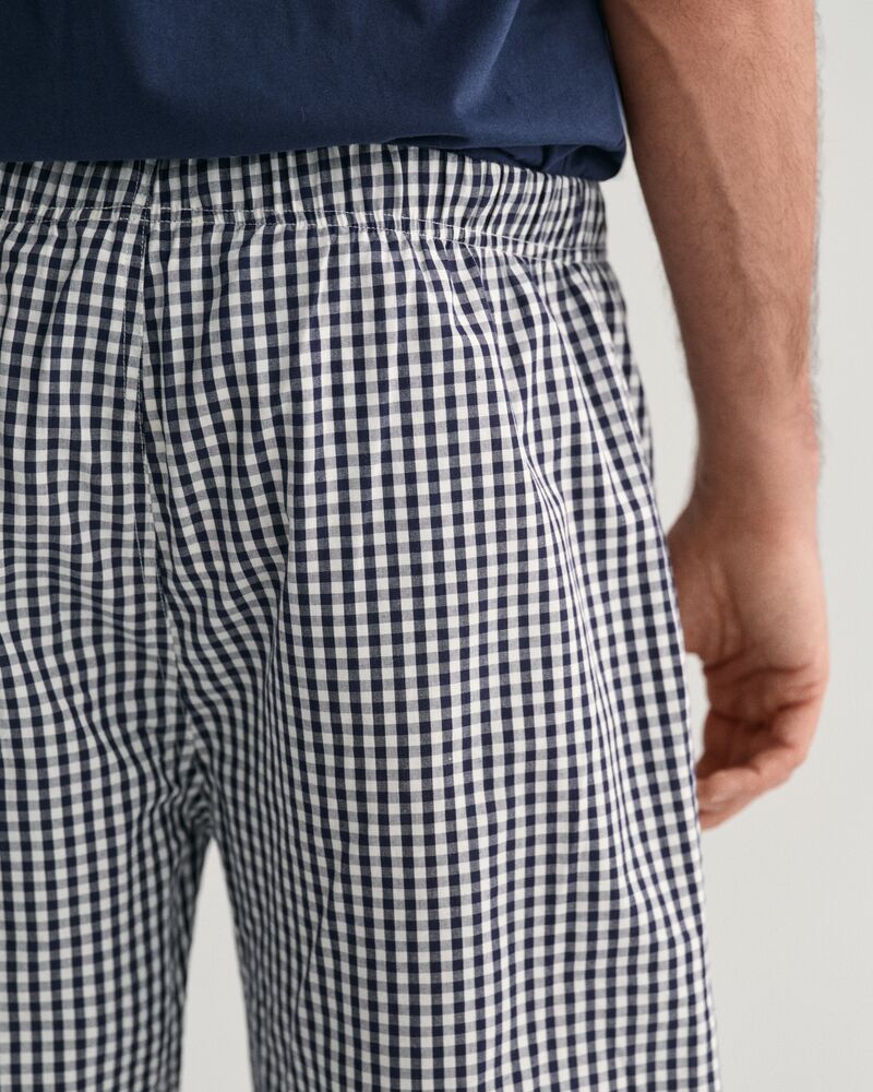 Gingham Check Pajama Shorts Classic Blue / S