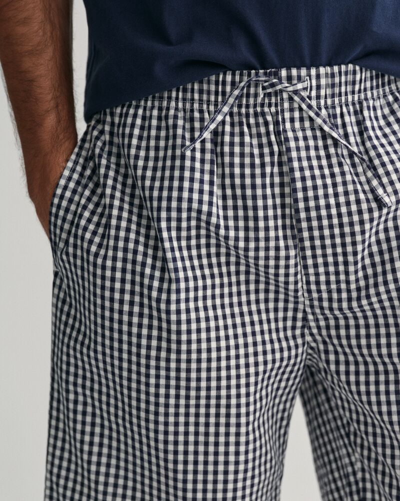 Gingham Check Pajama Shorts Classic Blue / S