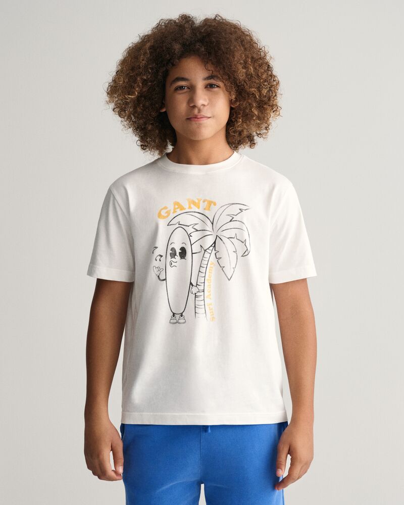 Teens Surf Academy T-Shirt '134/140 / WHITE