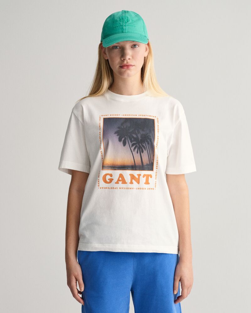 Teens Gant Resort T-Shirt '134/140 / WHITE