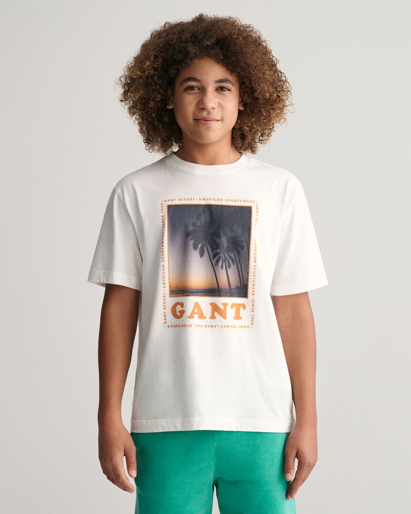 Teens Gant Resort T-Shirt '134/140 / WHITE