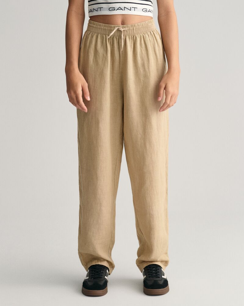 Teen Boys Linen Pants '134/140 / DRY SAND