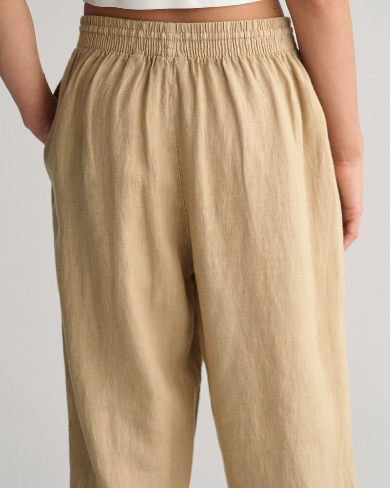 Teen Boys Linen Pants '134/140 / DRY SAND