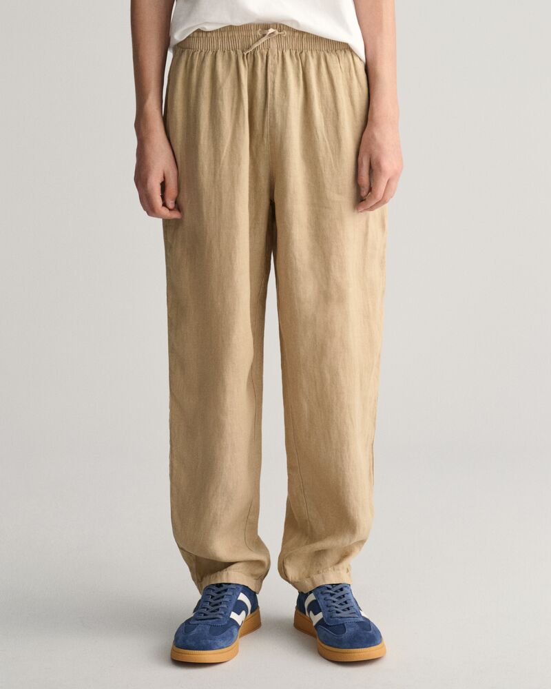 Teen Boys Linen Pants '134/140 / DRY SAND