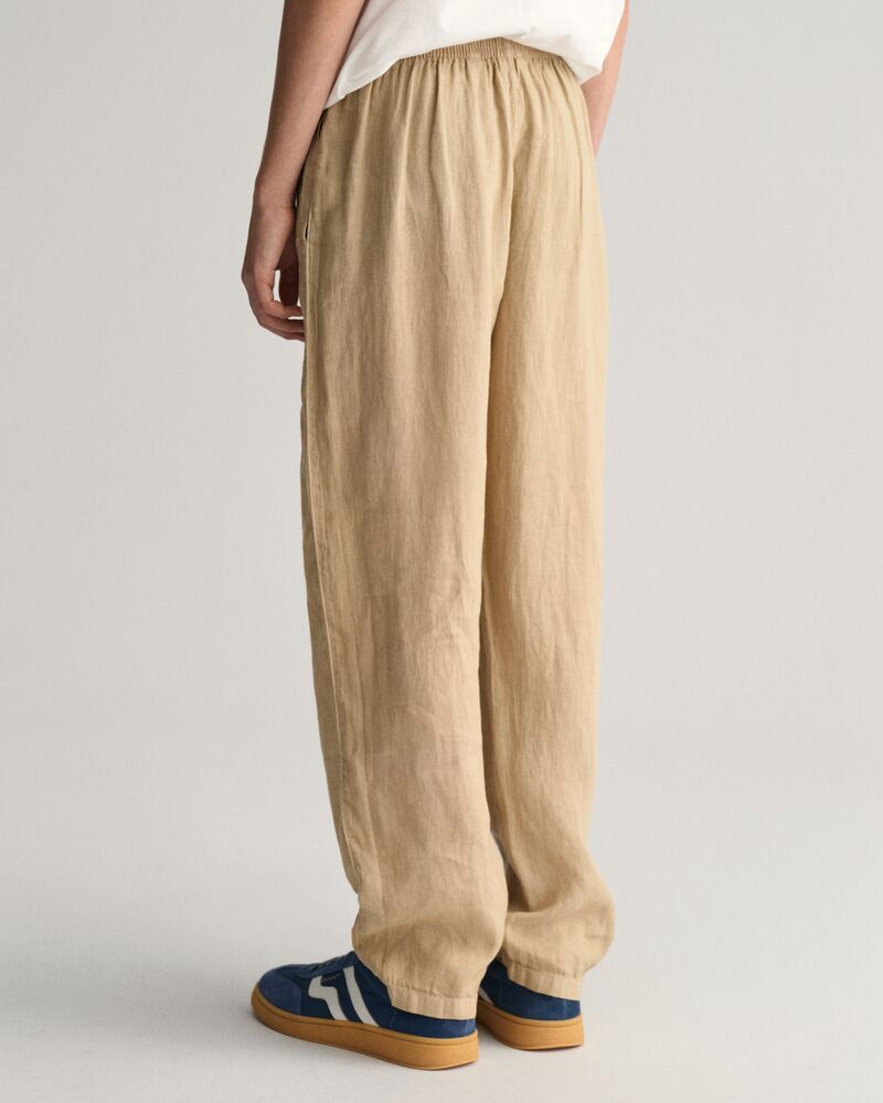 Teen Boys Linen Pants '134/140 / DRY SAND