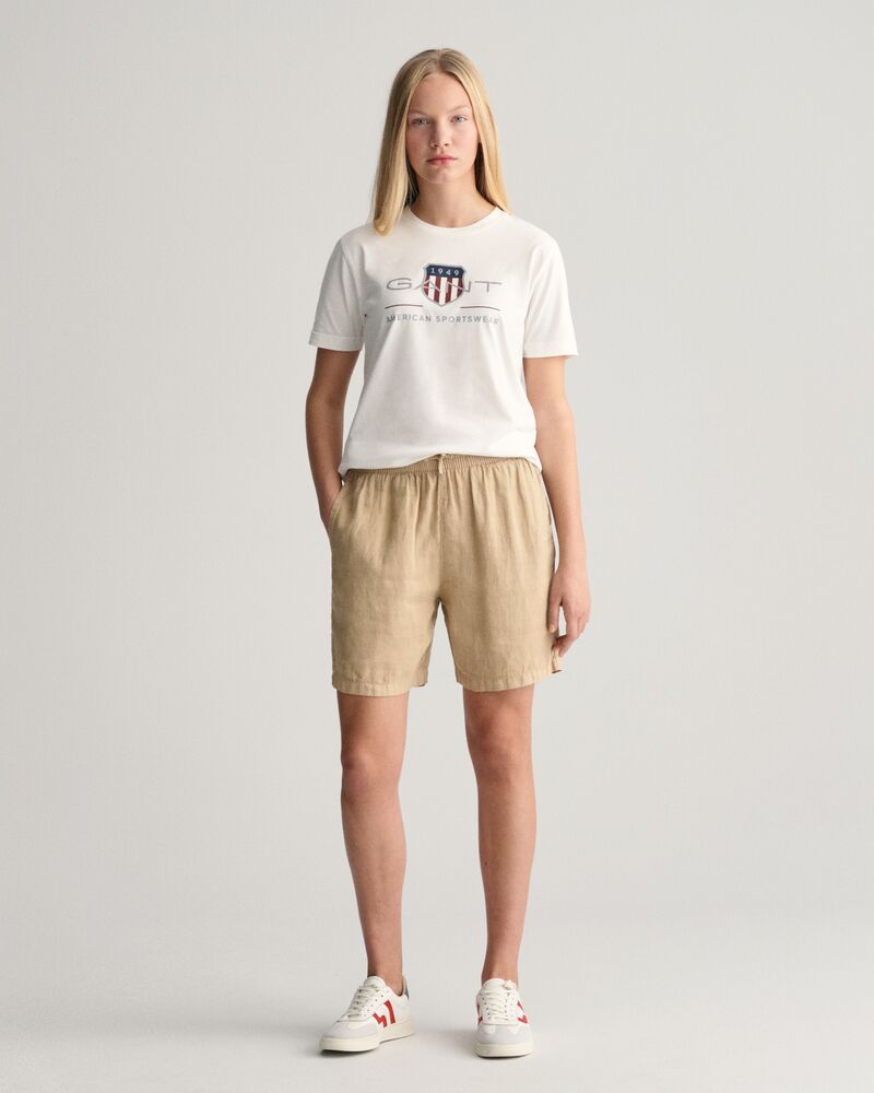 Teens Linen Shorts '134/140 / DRY SAND