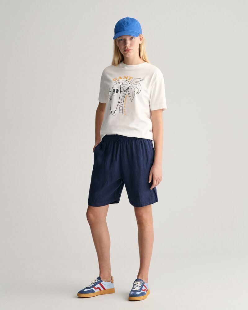 Teens Linen Shorts '134/140 / MARINE