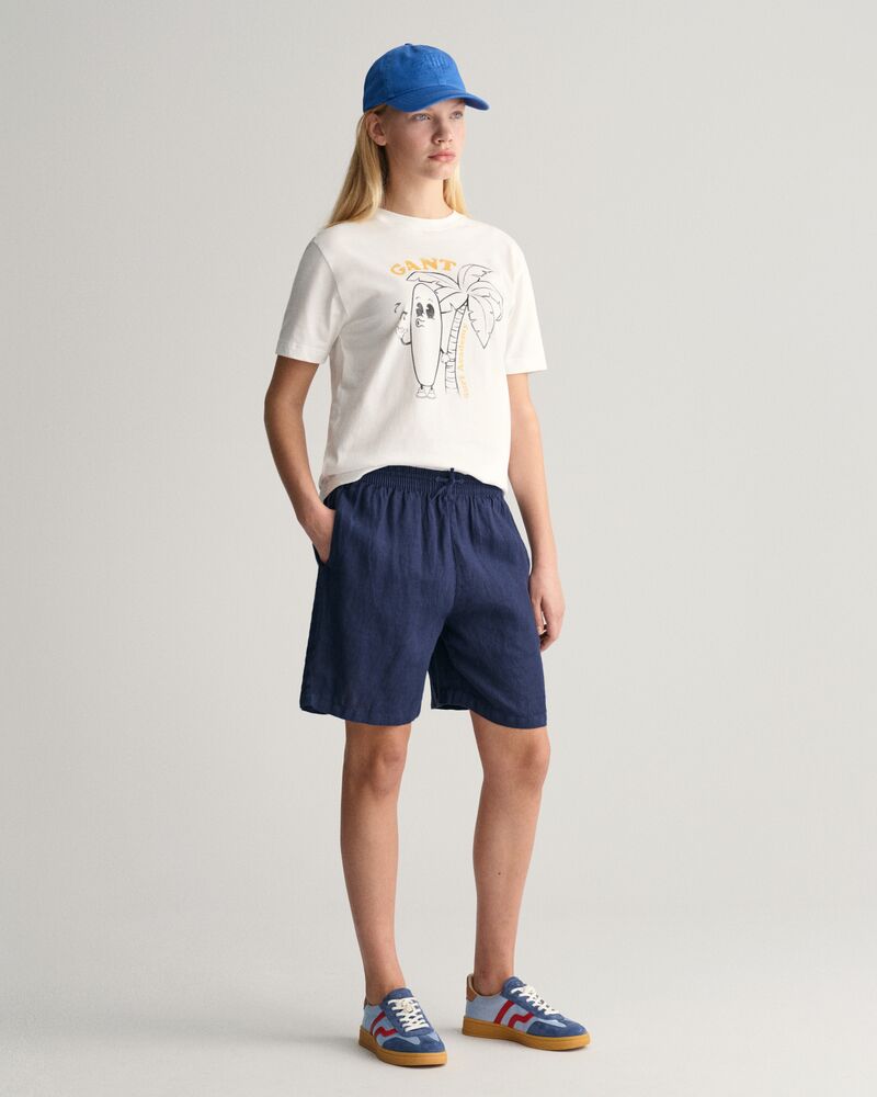 Teens Linen Shorts '134/140 / MARINE