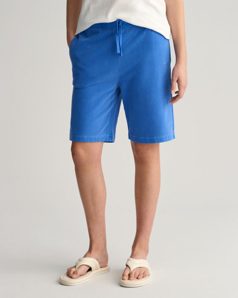 Teens Sunfaded Sweat Shorts Lapis Blue / 134/140