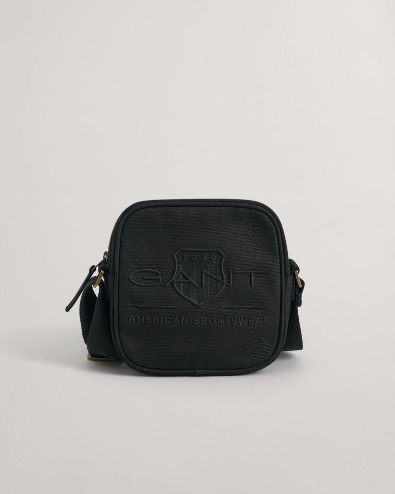 Tonal Shield Crossbody Bag Ebony Black / Onesize