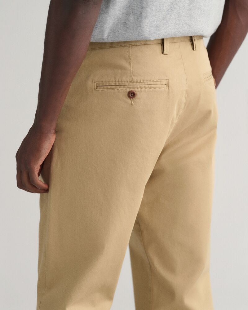 Regular Fit Twill Chinos Dark Khaki / 32X32