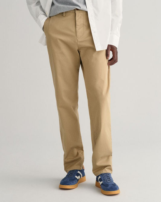 Regular Fit Twill Chinos Dark Khaki / 32X32