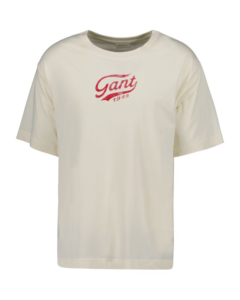 Stone Washed T-Shirt Cream / S