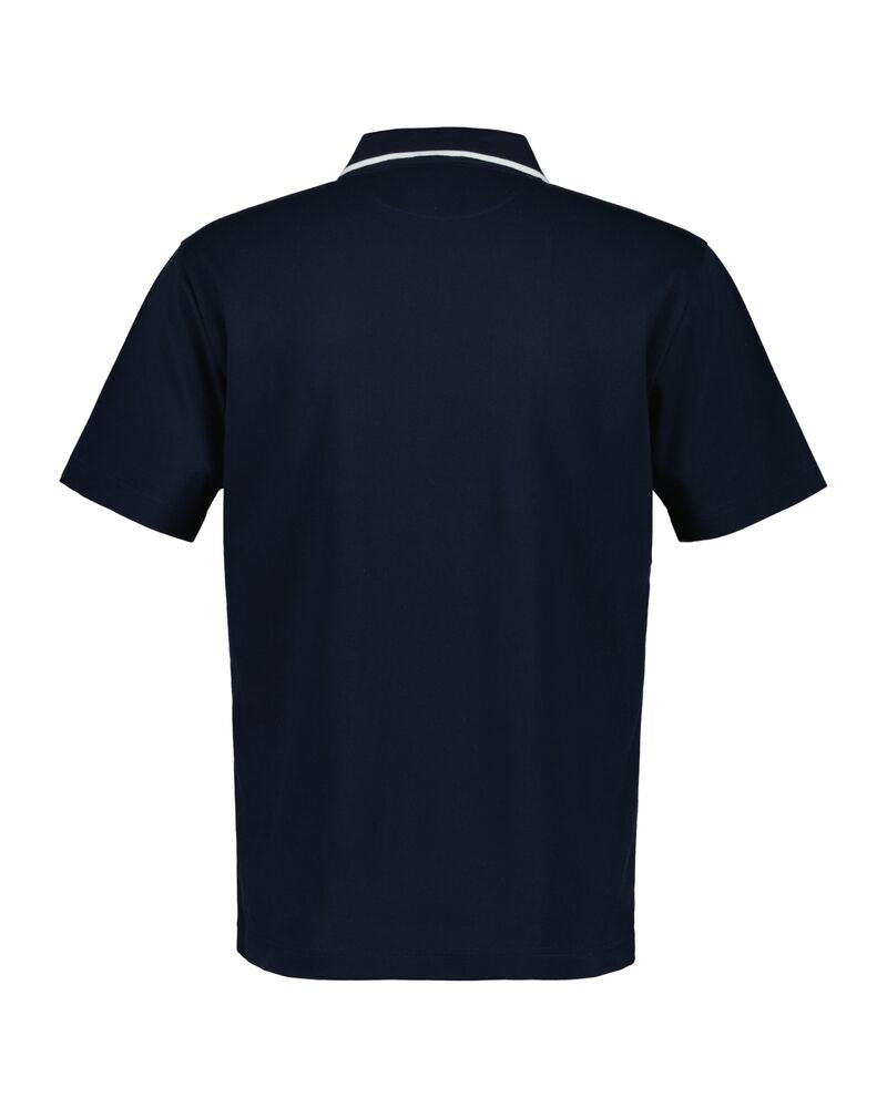 Tipping Collar Polo Evening Blue / M