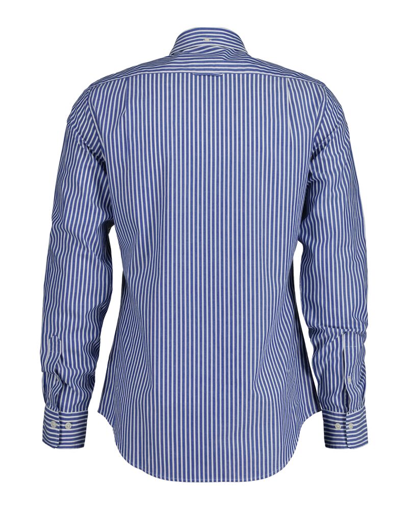 Slim Poplin Stripe Shirt College Blue / S