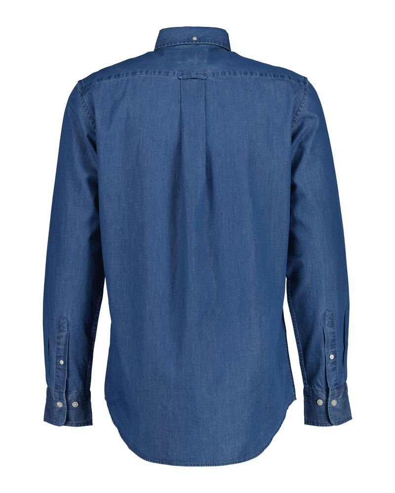 Regular Fit Indigo Shirt Semi Light Blue / S