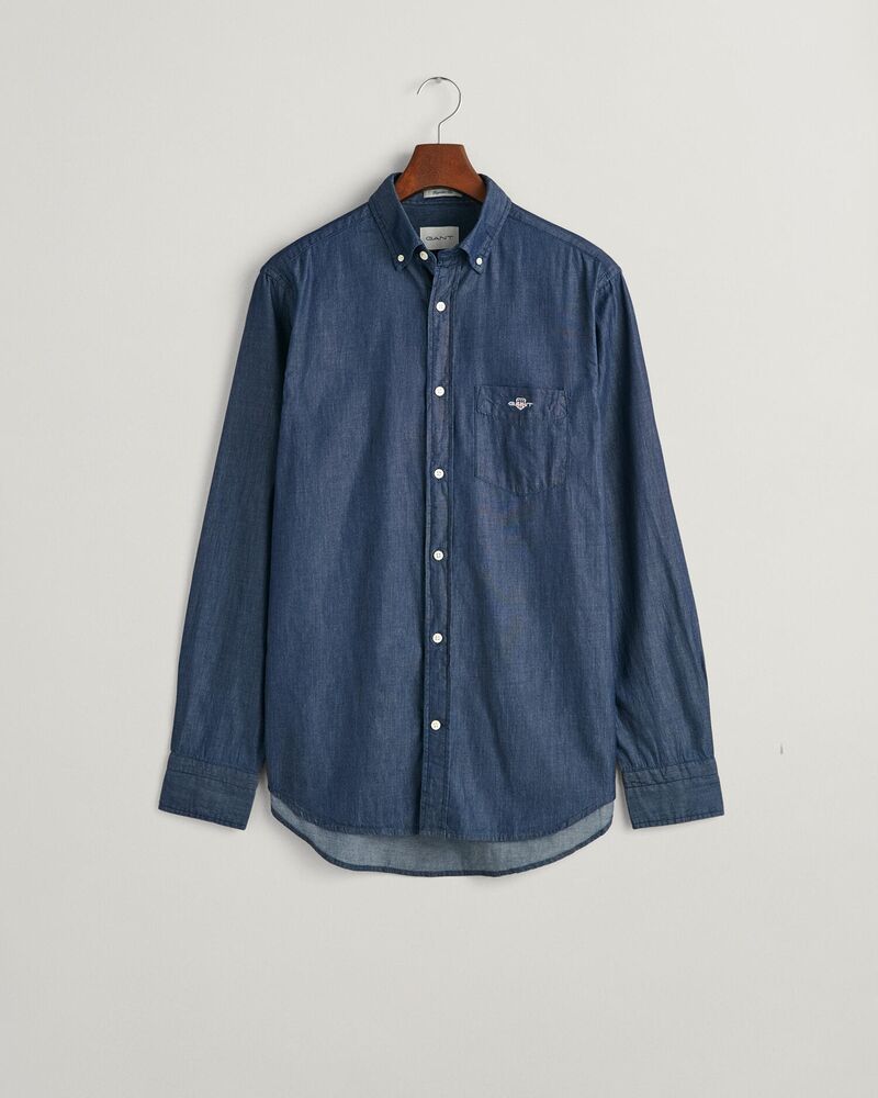 Regular Fit Indigo Shirt Dark Indigo / S