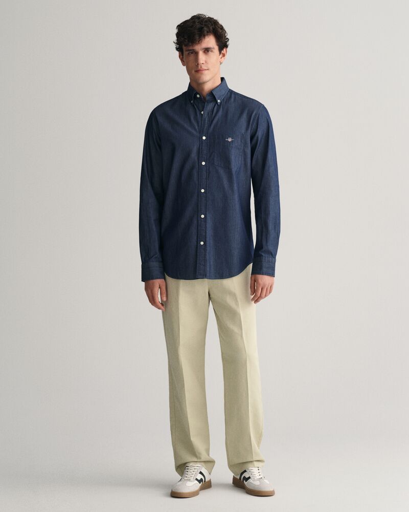 Regular Fit Indigo Shirt