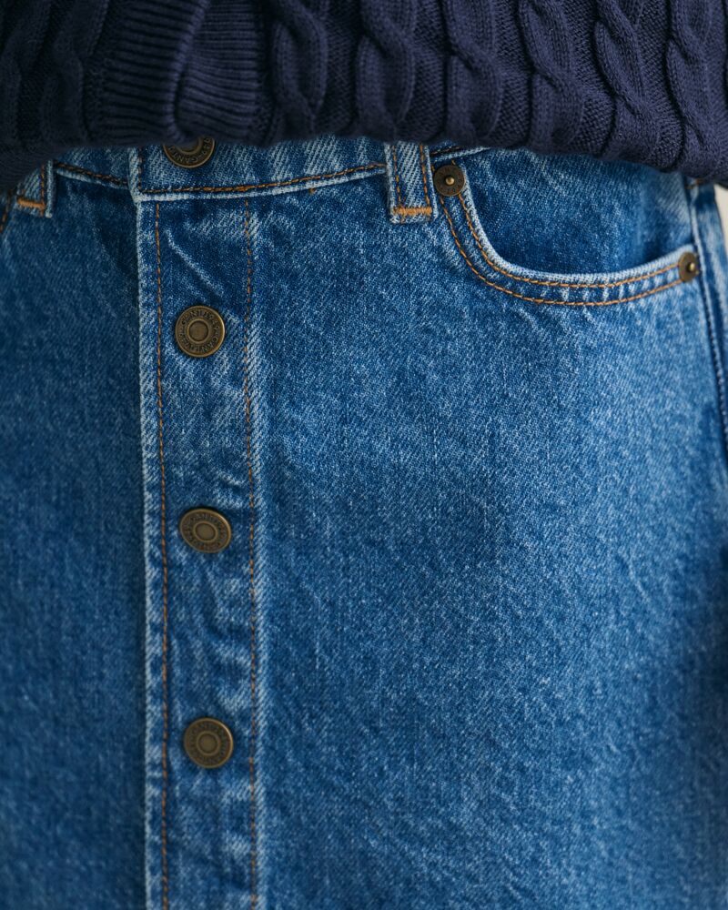 Denim Mini Skirt