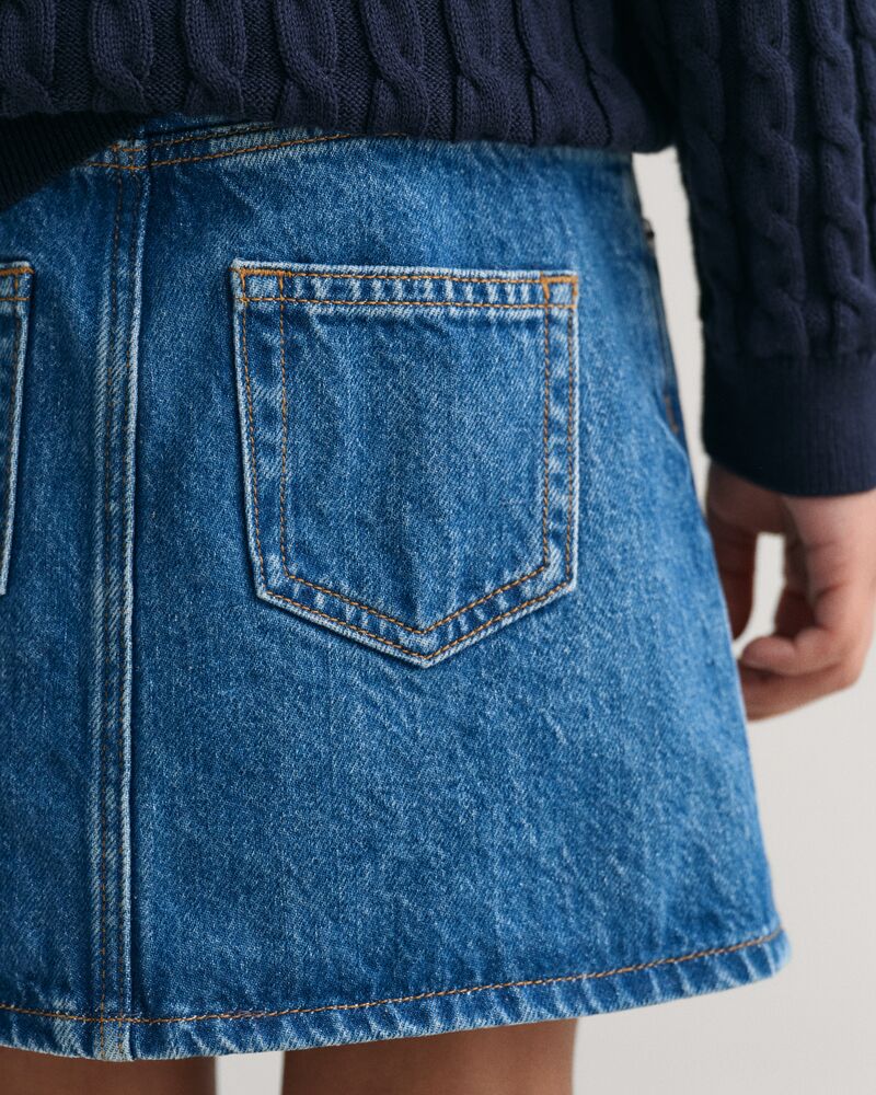 Denim Mini Skirt