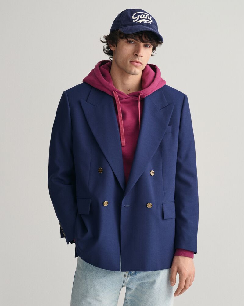 Oversized Double Breasted Club Blazer Rich Navy / 50