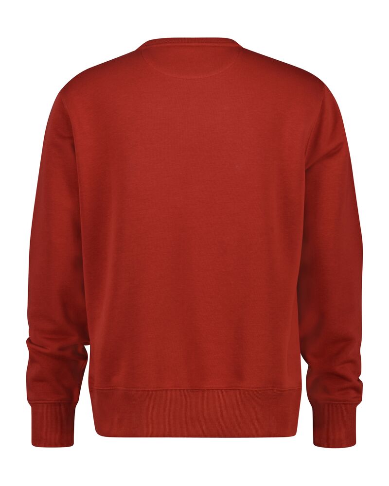 Regular Fit Shield C-Neck Sweat Iron Red / M