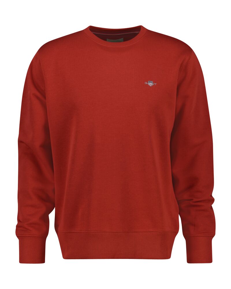 Regular Fit Shield C-Neck Sweat Iron Red / M