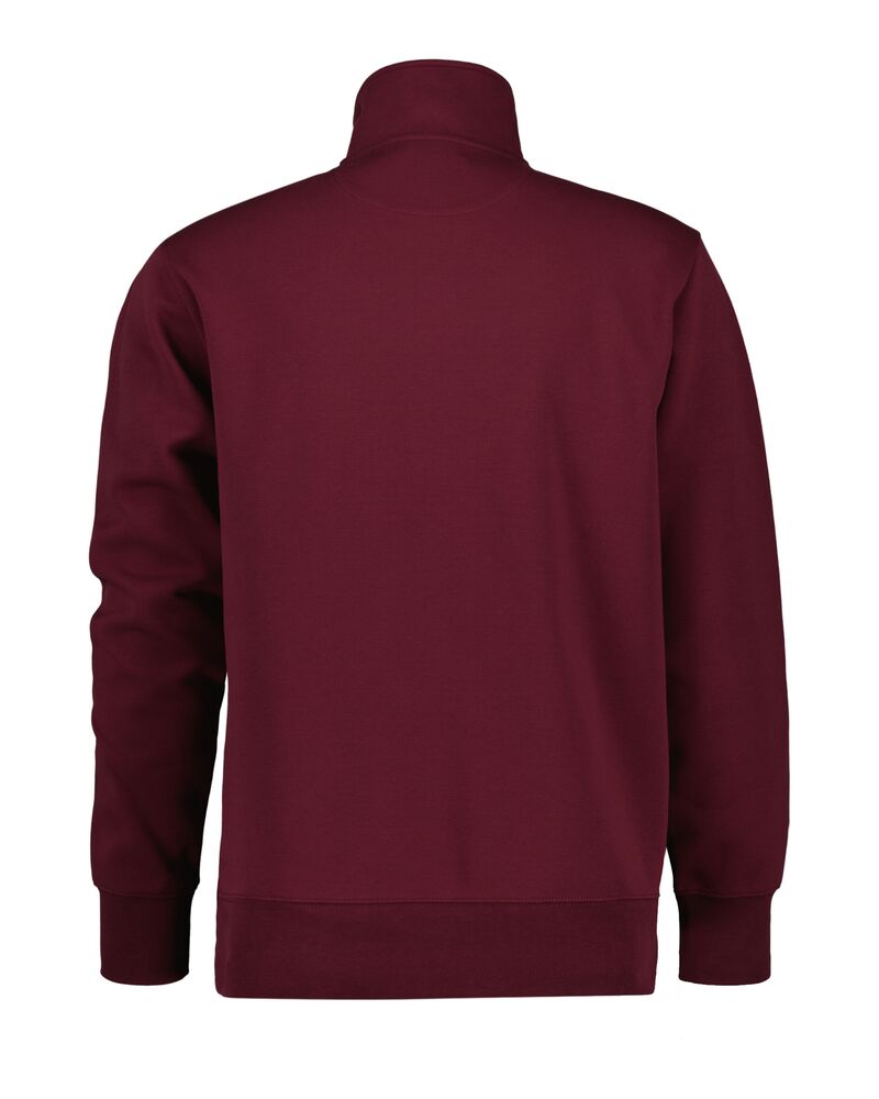 Small Graphic Sweat Half Zip Wine Red / M