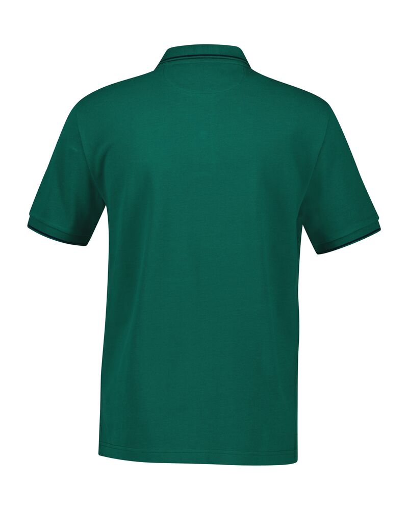 Tipping Short Sleeve Pique Polo Deep Forest Green / M