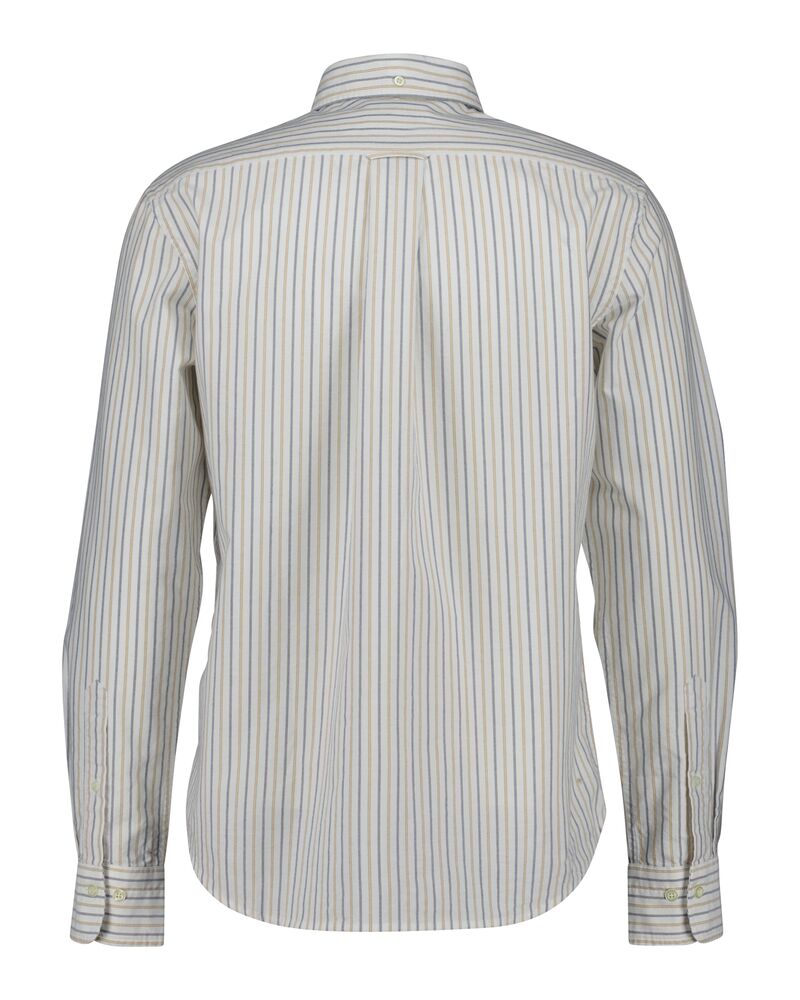 Gant Regular Fit Oxford Stripe Shirt Eggshell / S