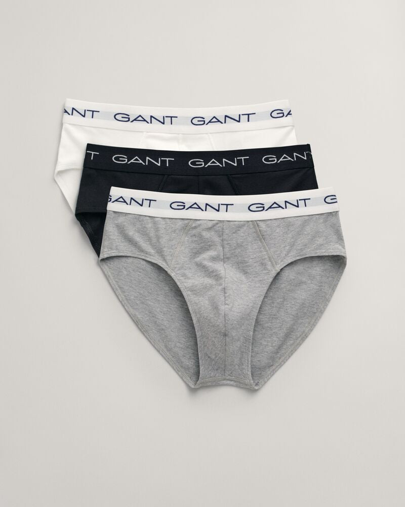 Brief 3-Pack Grey Melange / S