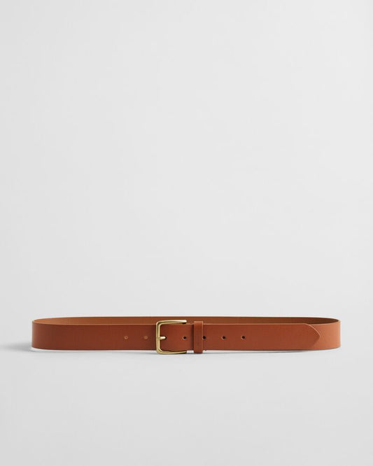 Leather Belt Sugar Almond / L-XL