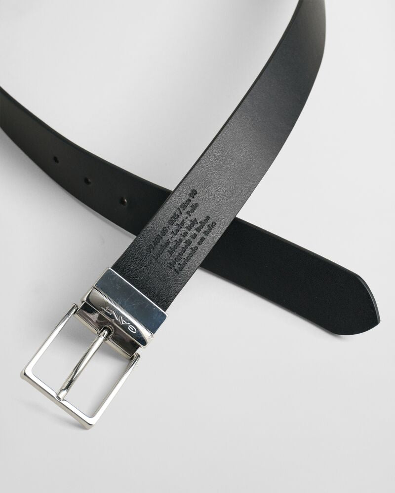 Reversible Leather Belt Black / 85X34