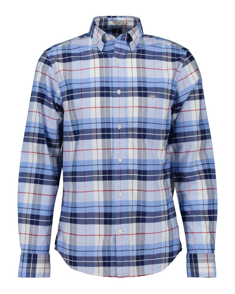 Regular  Classic Short Sleeve  Oxford Check Shirt
