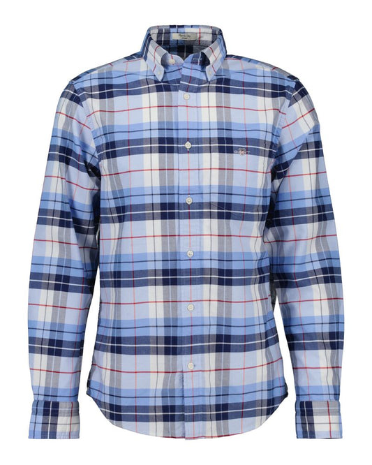 Regular  Classic Short Sleeve  Oxford Check Shirt