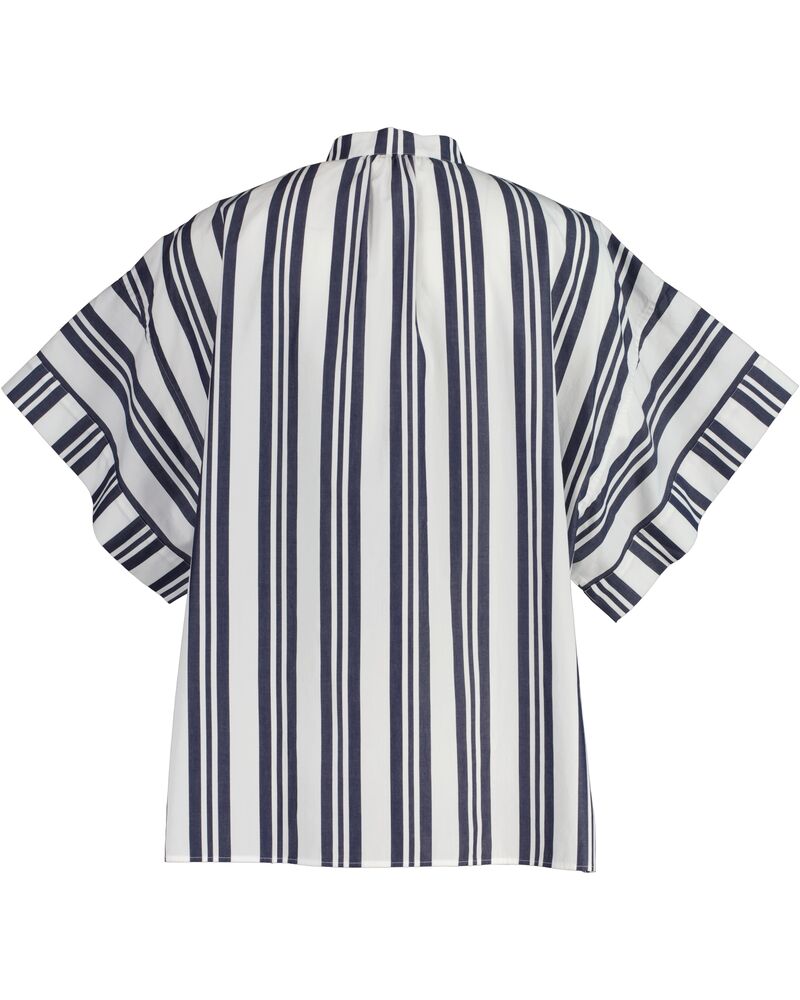 Over Sized Striped Popover