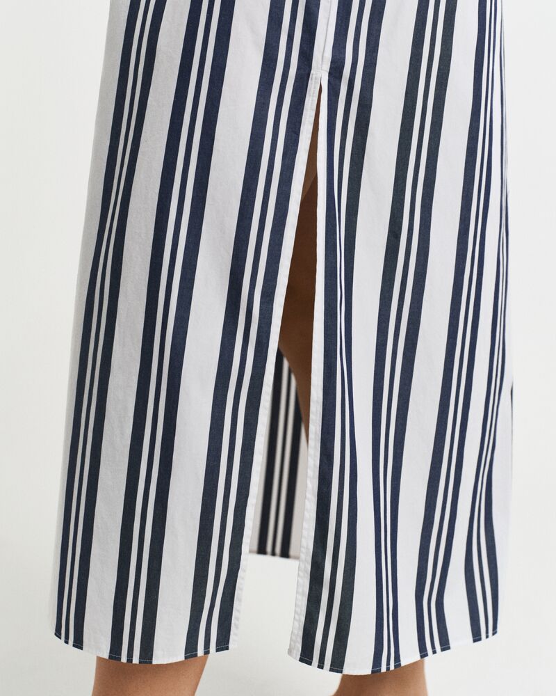 Oversized Striped Caftan Dress