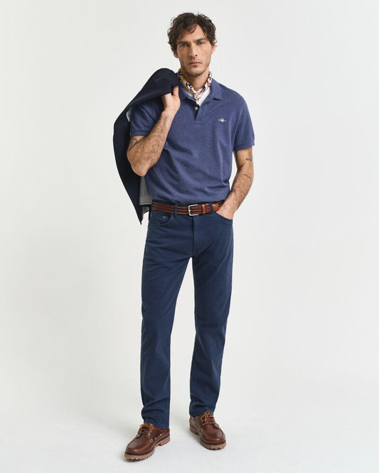 Regular Fit Shield Piqué Polo Shirt